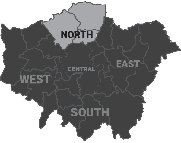 Area of North London